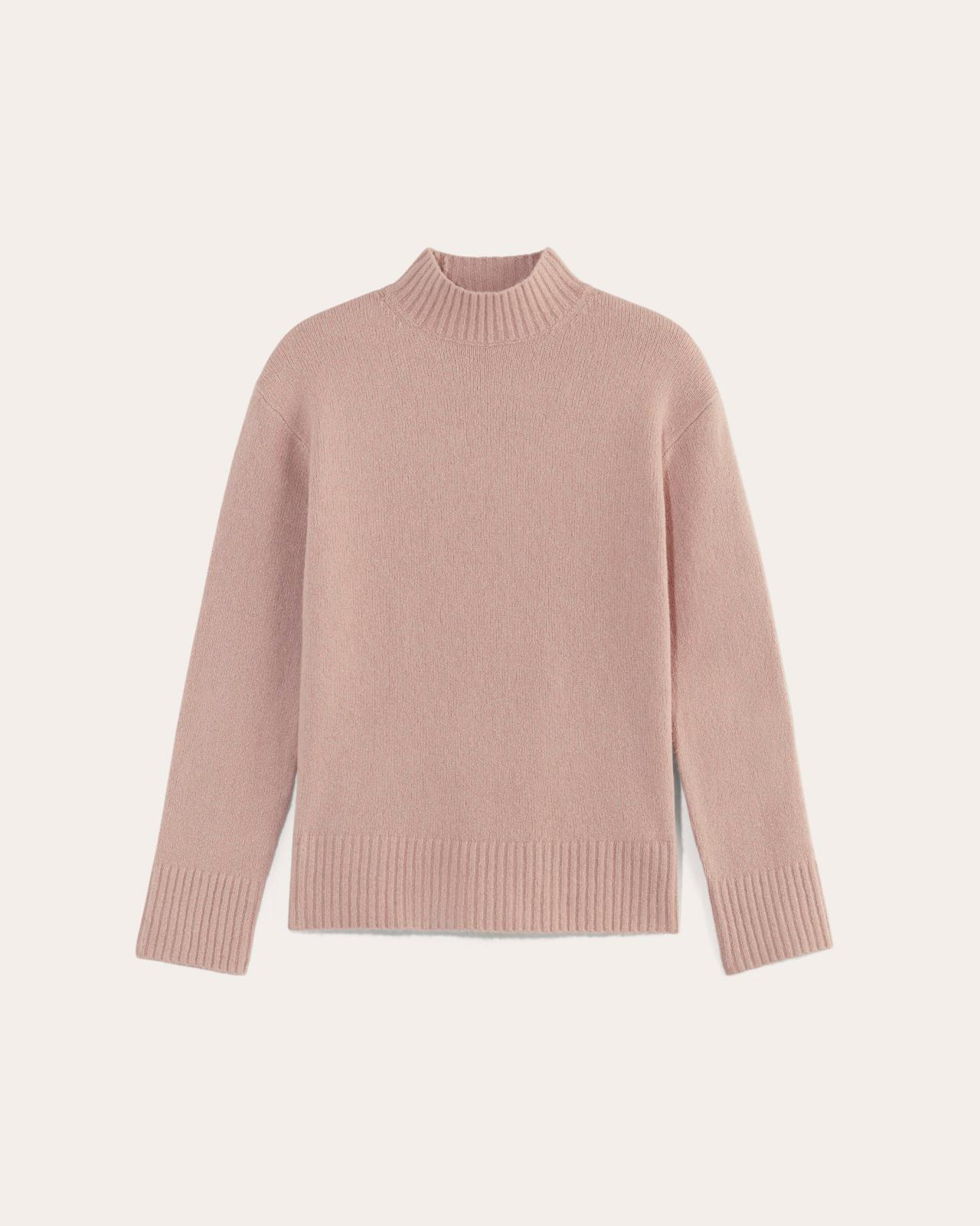 Womens Mockneck Sweater in Plush Cotton by Everlane Product Image
