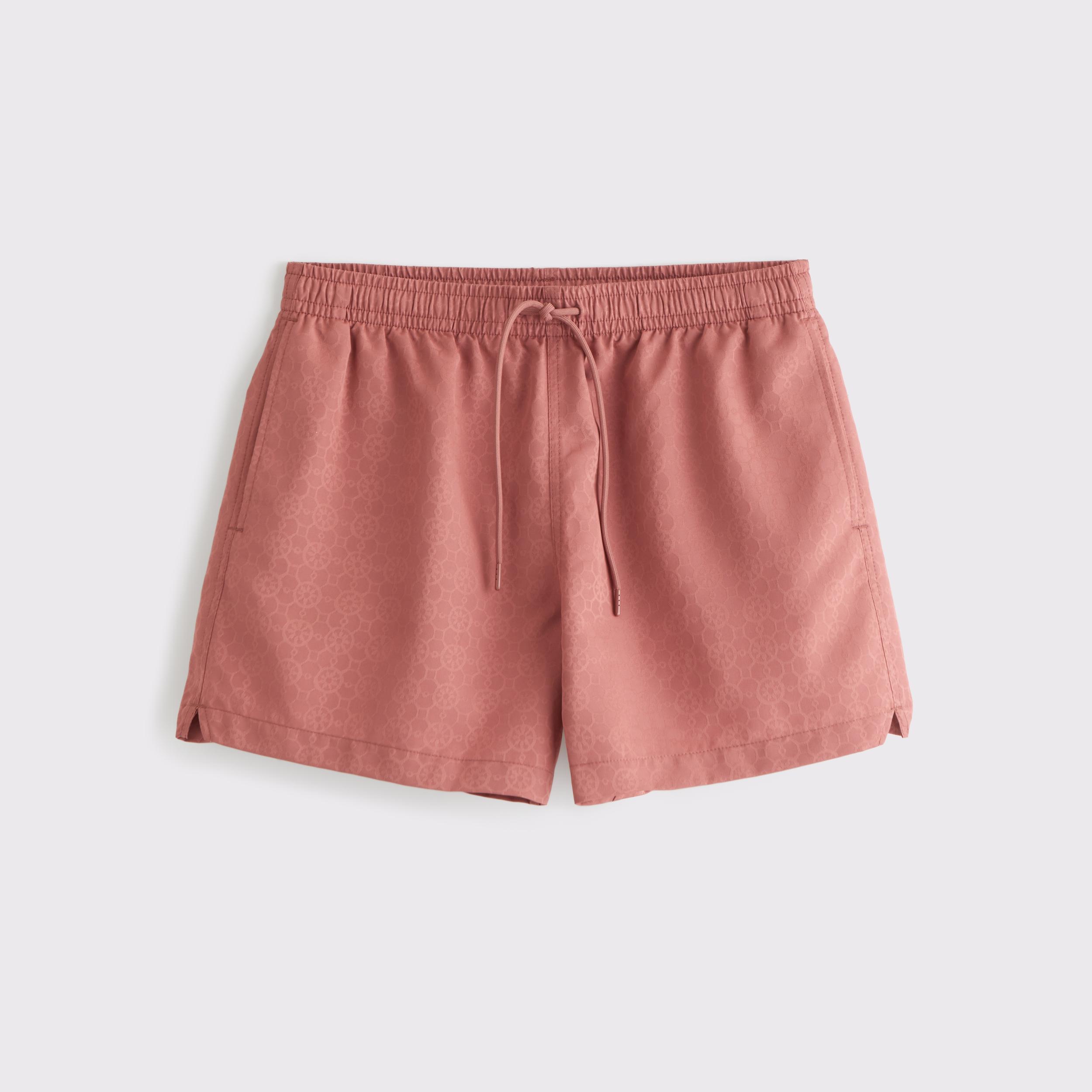 Pull-On Micro-Seersucker Swim Trunk Product Image