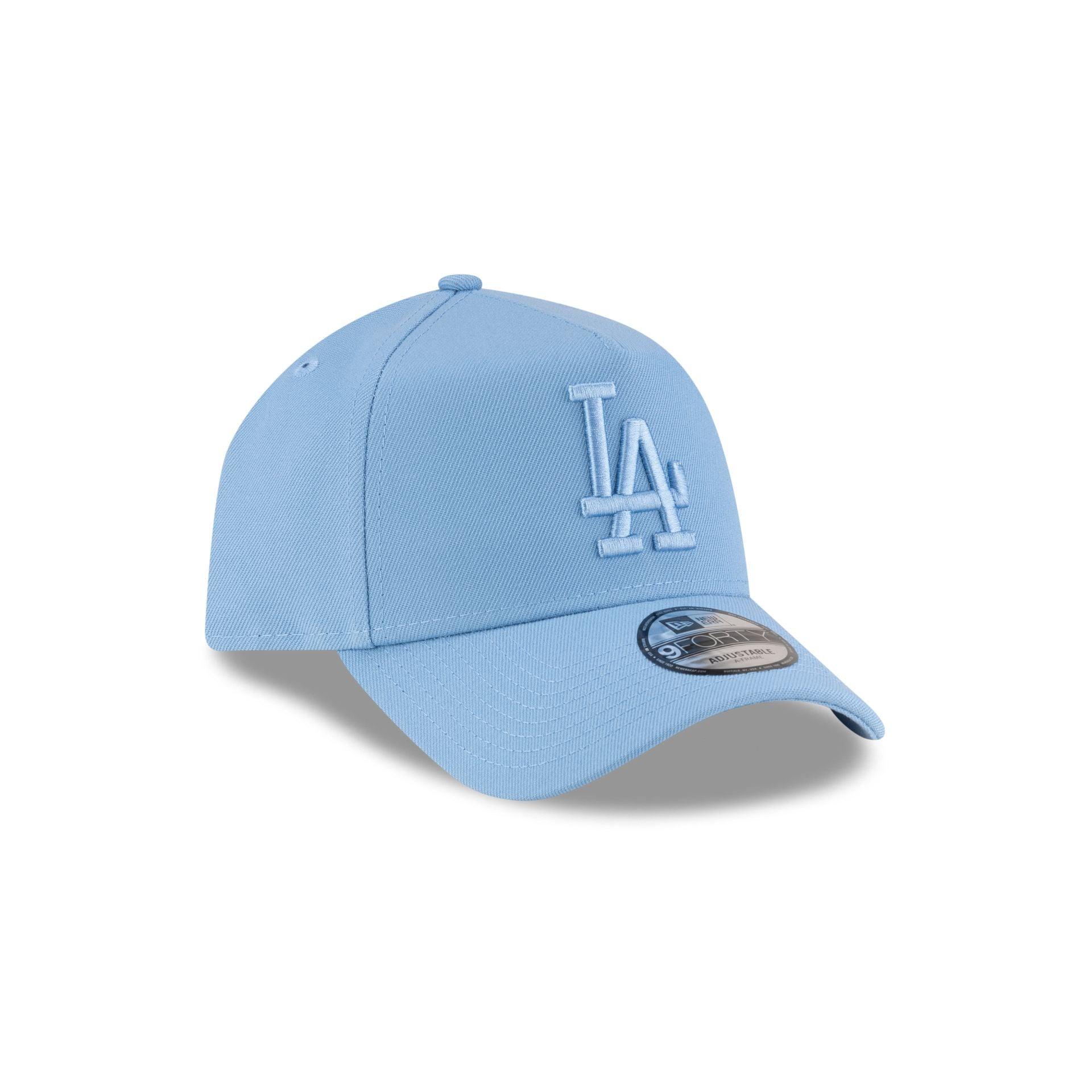 Los Angeles Dodgers Sky Blue 9FORTY A-Frame Snapback Hat Male Product Image