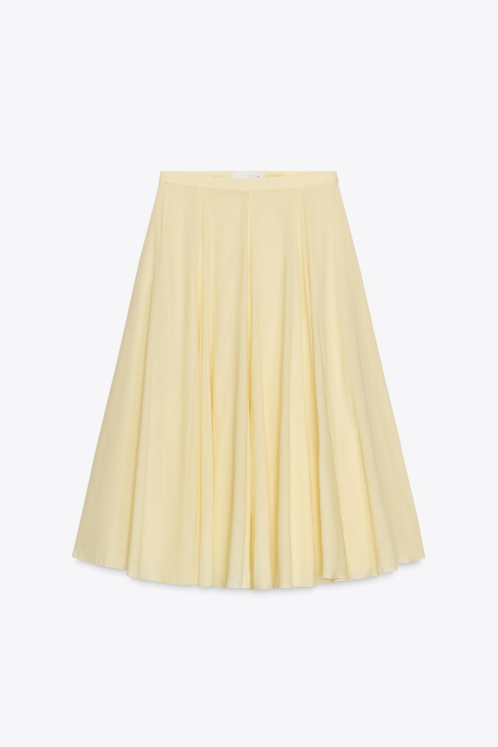 ZW COLLECTION FLARED MIDI SKIRT Product Image
