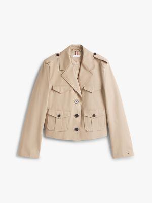 Cropped Trench Jacket Product Image