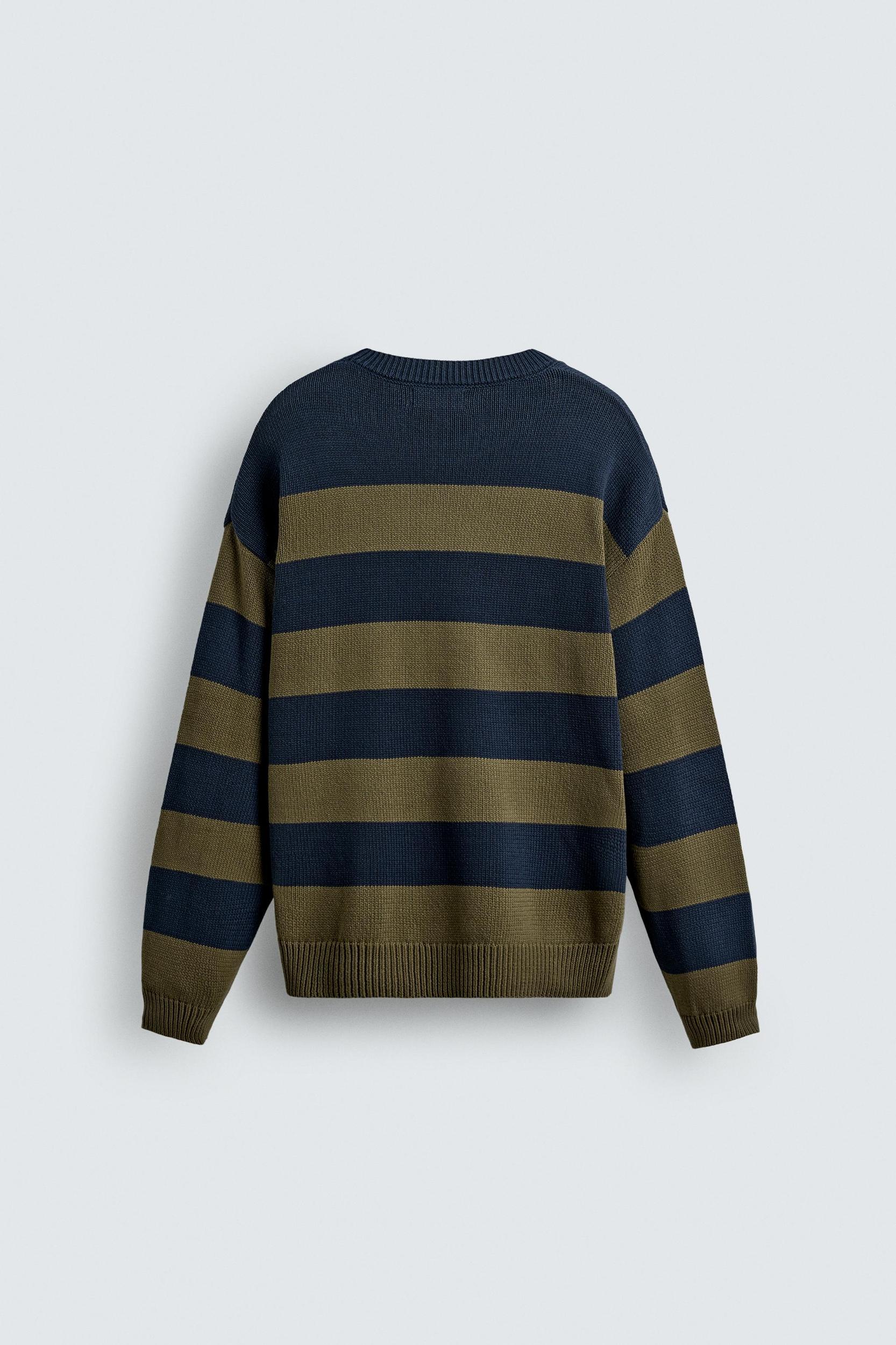 STRIPED JACQUARD SWEATER Product Image