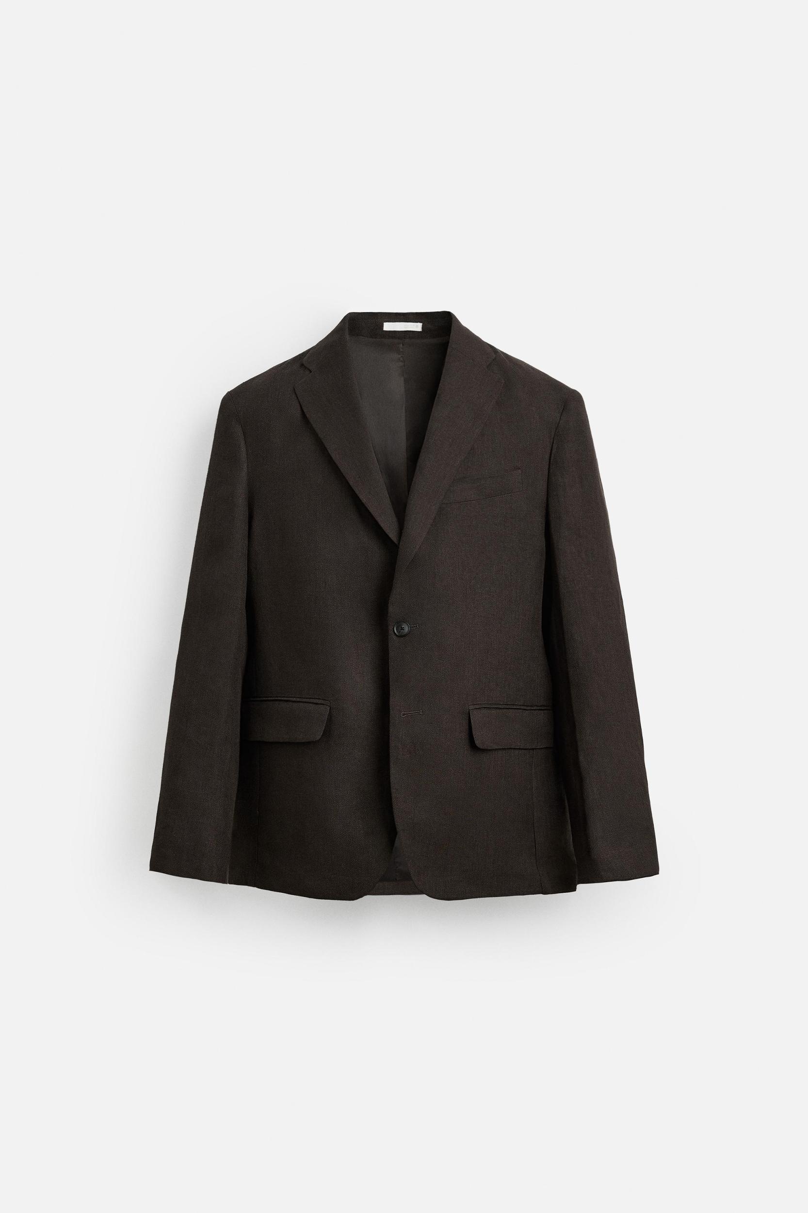 100% LINEN BLAZER Product Image