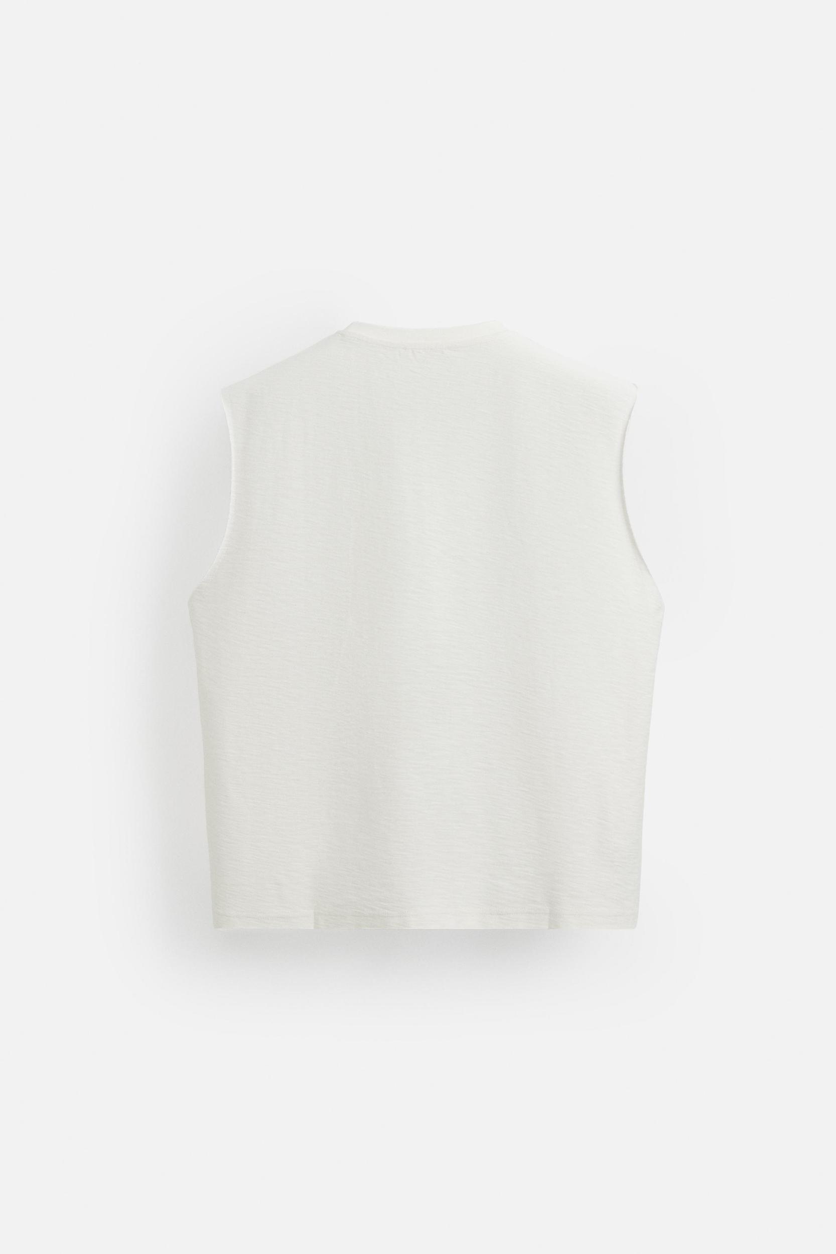 WASHED PRINTED TANK TOP Product Image