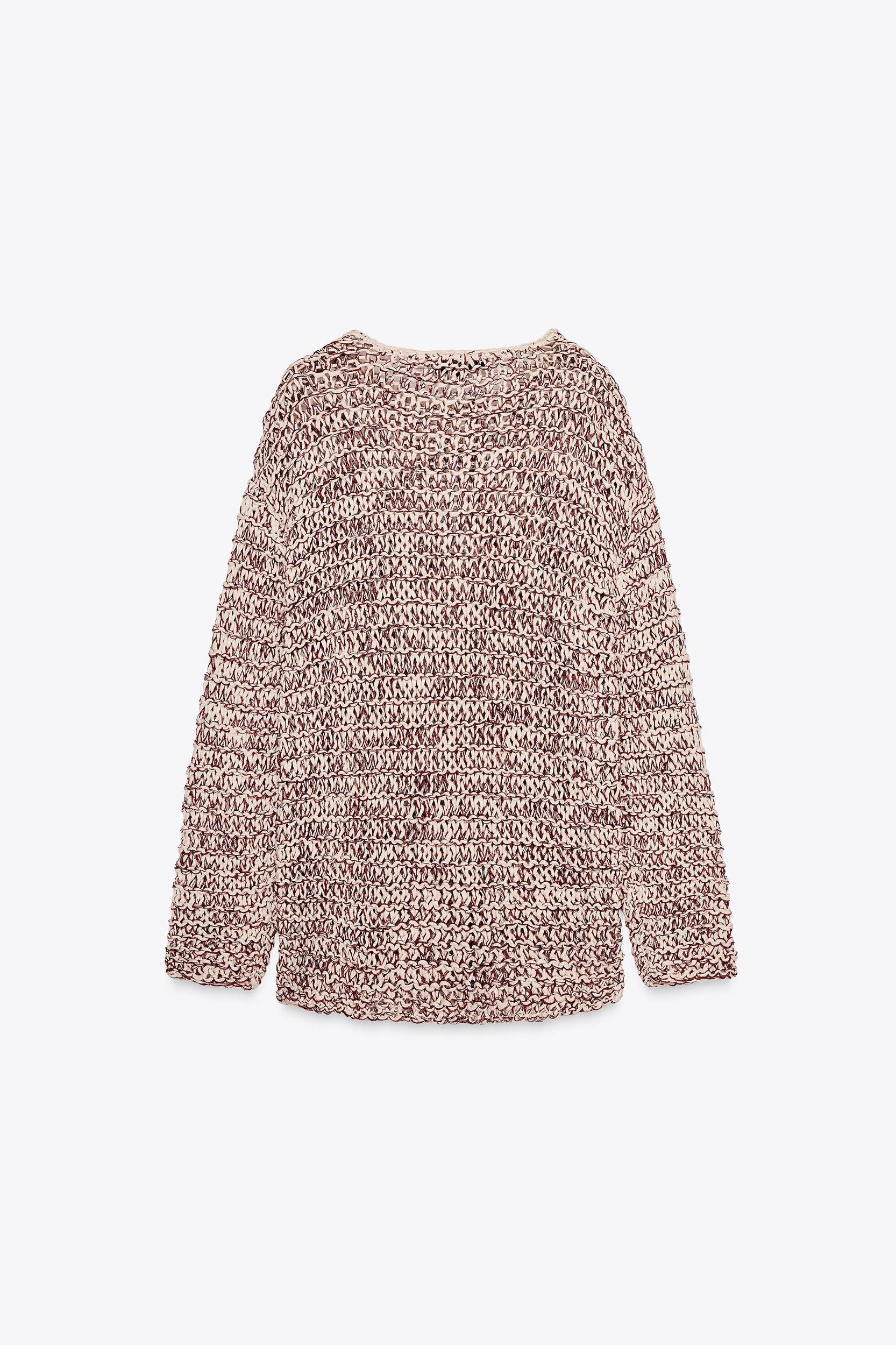 COMBINATION KNIT SWEATER Product Image