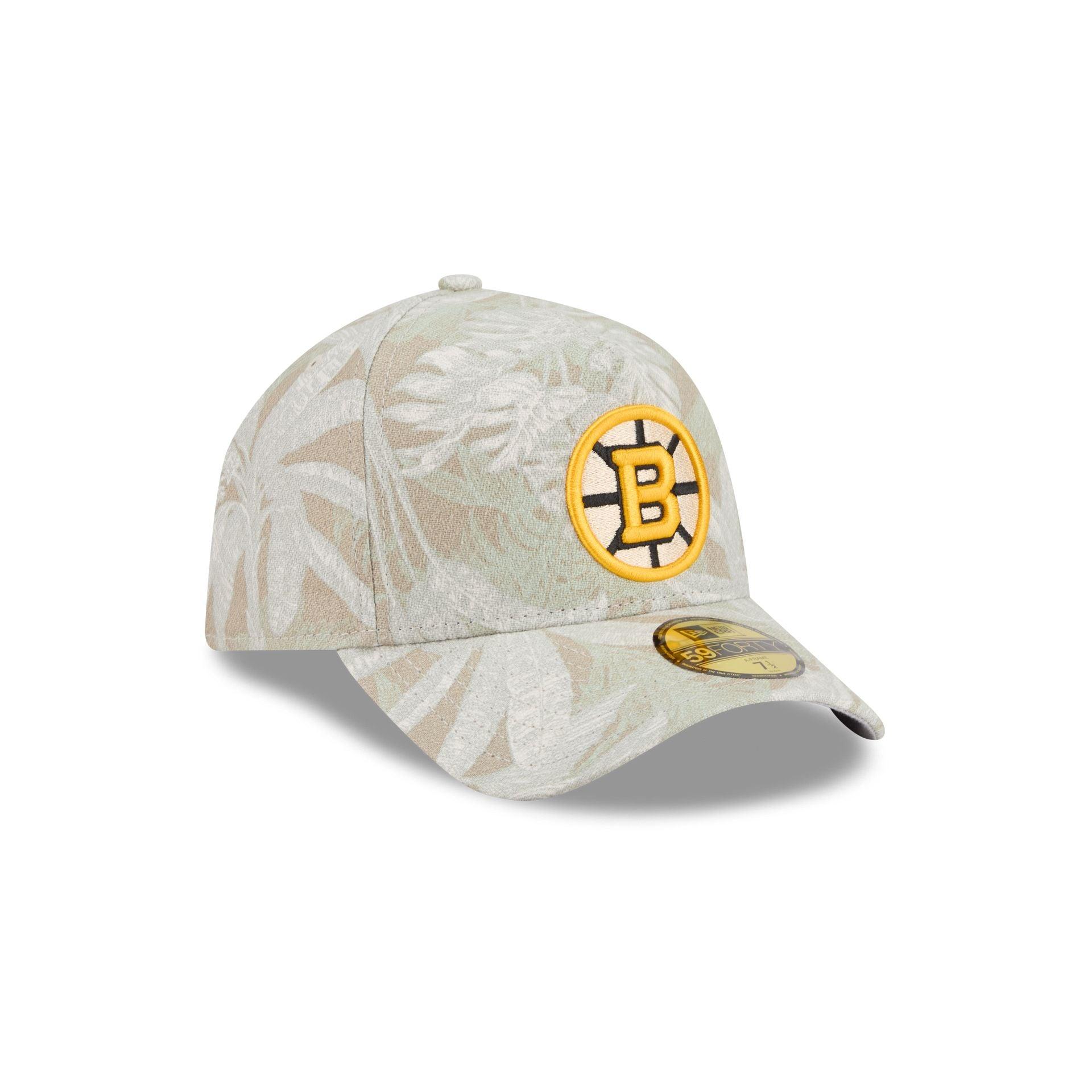 Boston Bruins Three Looms Leafy Palm 59FORTY A-Frame Fitted Hat Male Product Image