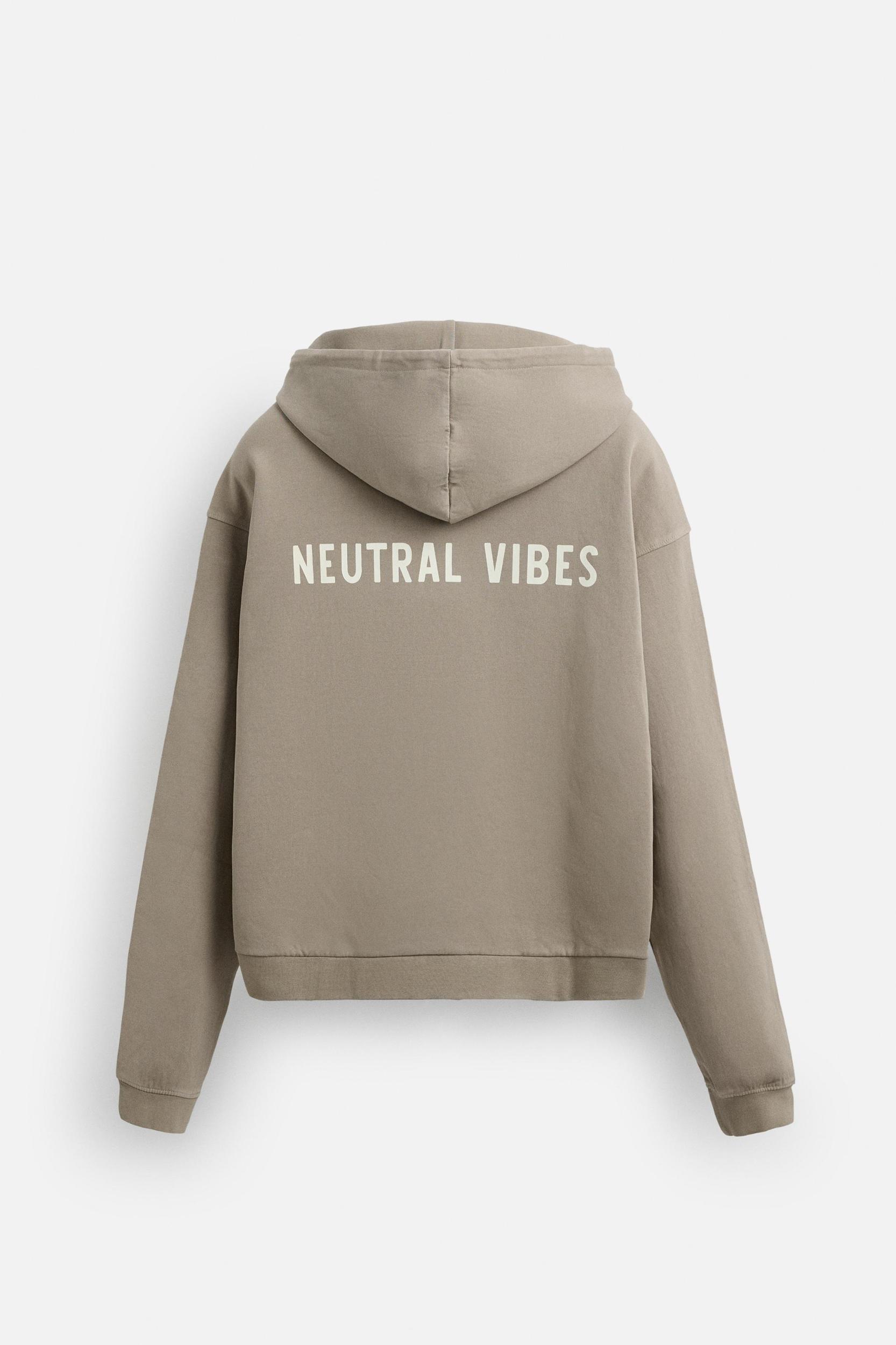 TEXT HOODED SWEATSHIRT Product Image