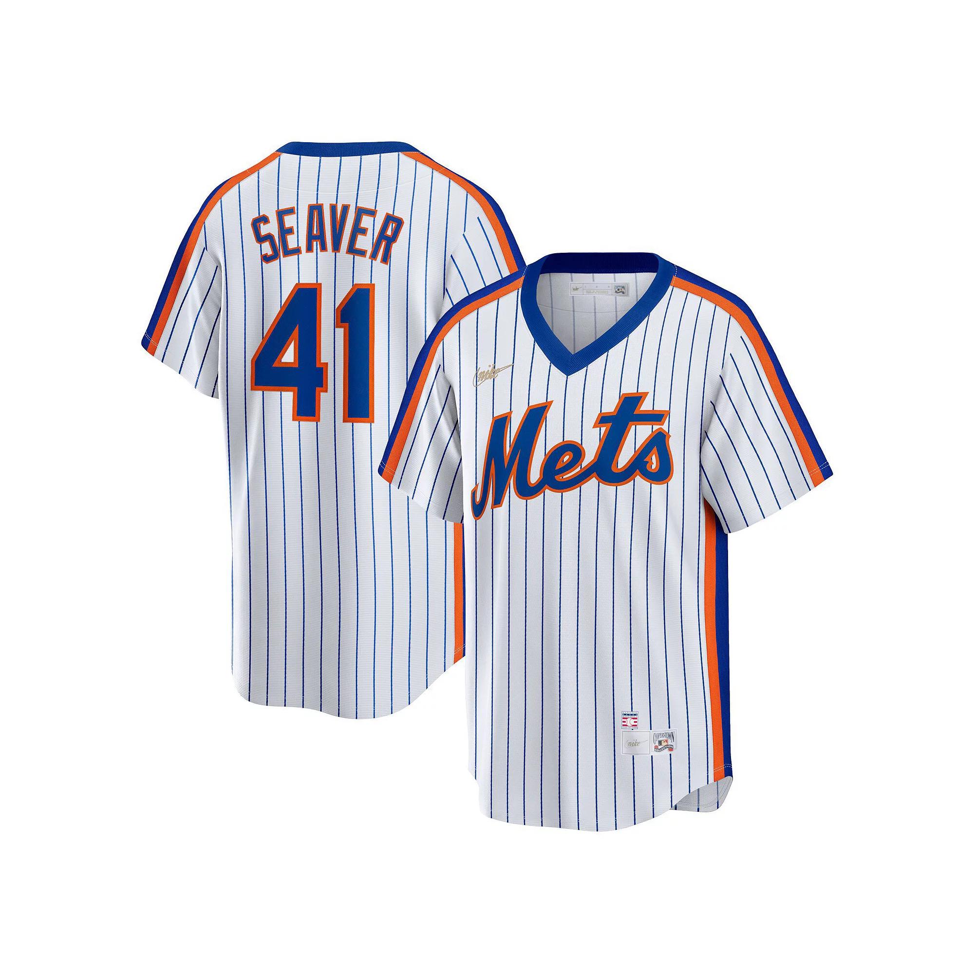 Mens Nike Tom Seaver New York Mets Home Cooperstown Collection Player Jersey Product Image