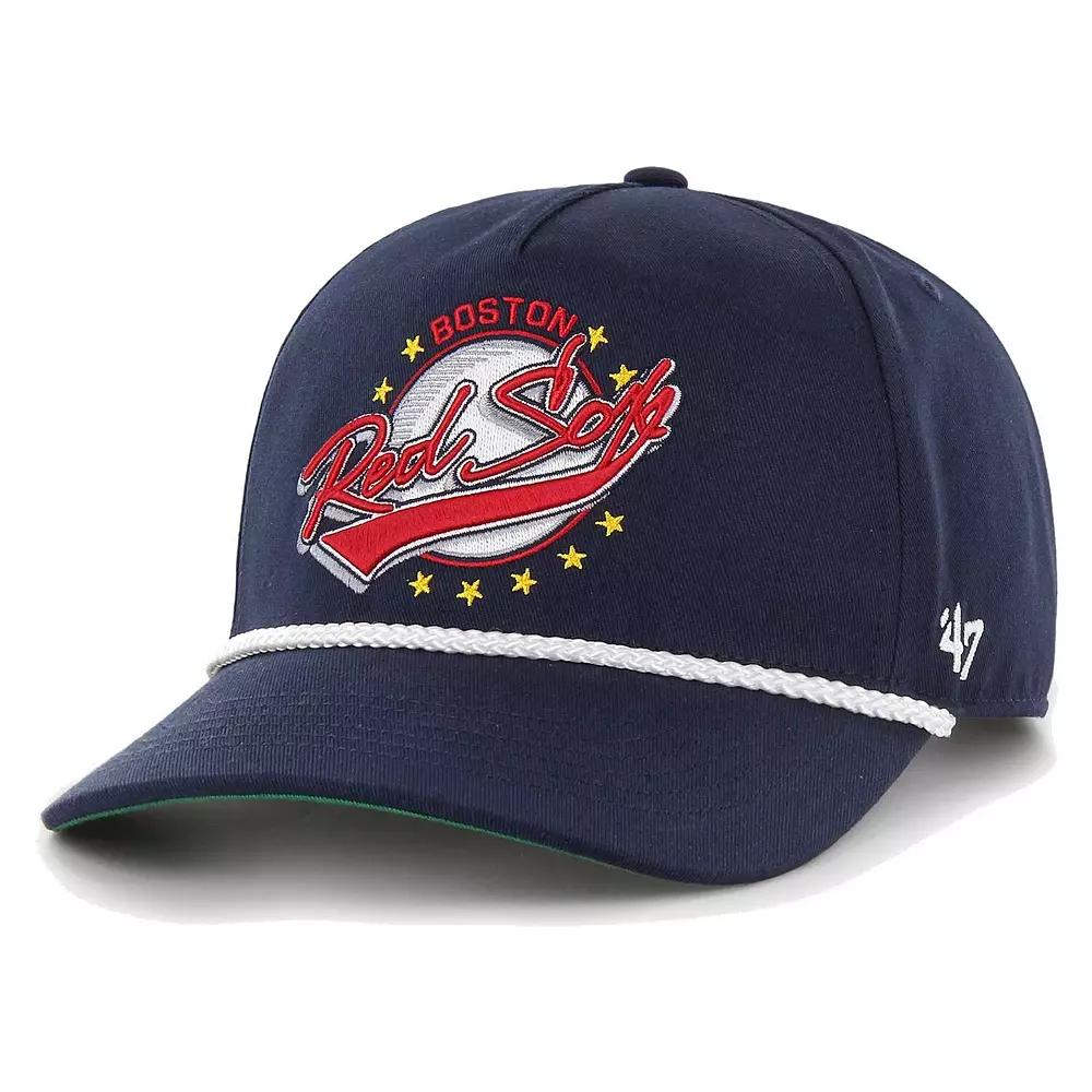 Men's '47 Navy Boston Red Sox Wax Pack Collection Premier Hitch Adjustable Hat, Blue Product Image
