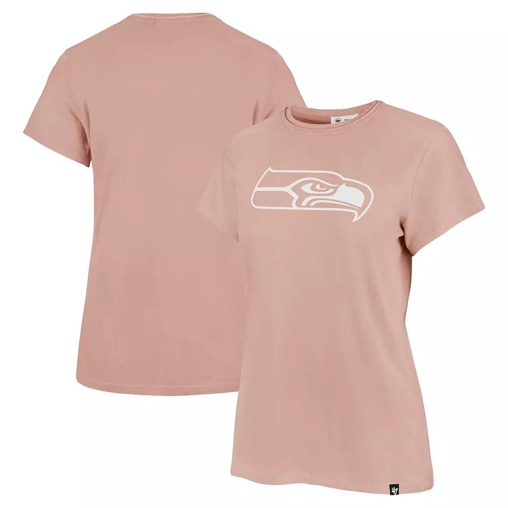 Women's '47 Light Pink Seattle Seahawks Premier Frankie T-Shirt,  Product Image