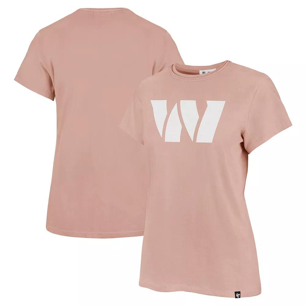 Womens 47 Light Pink Washington Commanders Premier Frankie T-Shirt Product Image