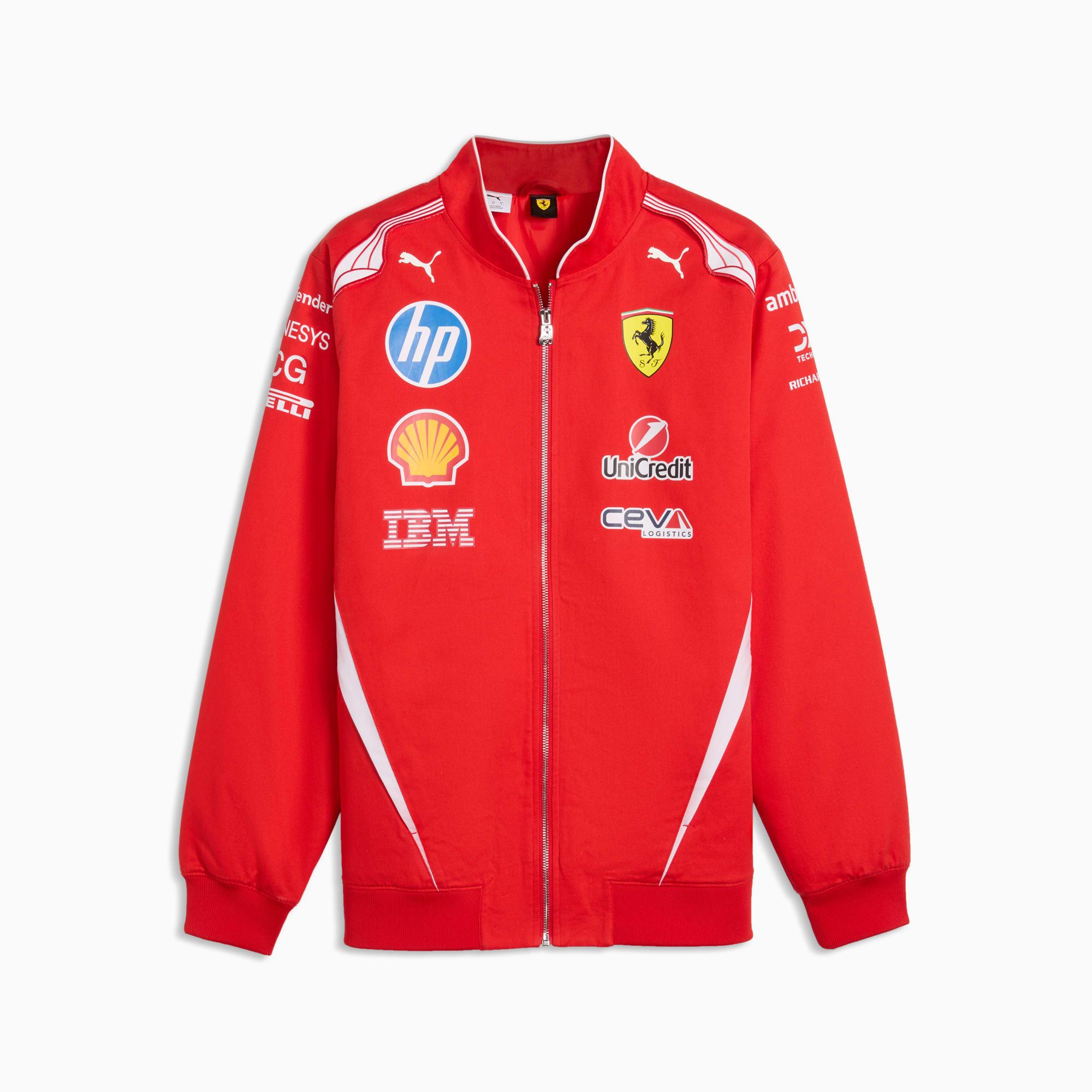 Scuderia Ferrari Men's Replica Driver's Bomber Jacket Product Image
