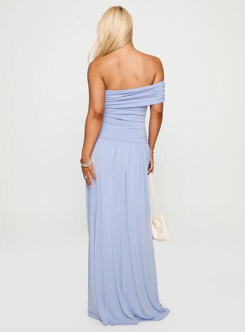 Decadence Strapless Maxi Dress Lilac Product Image