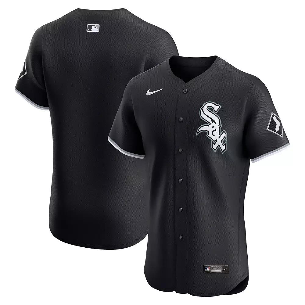 Men's Nike Black Chicago White Sox Alternate Vapor Premier Elite Patch Jersey, Size: 40 Product Image