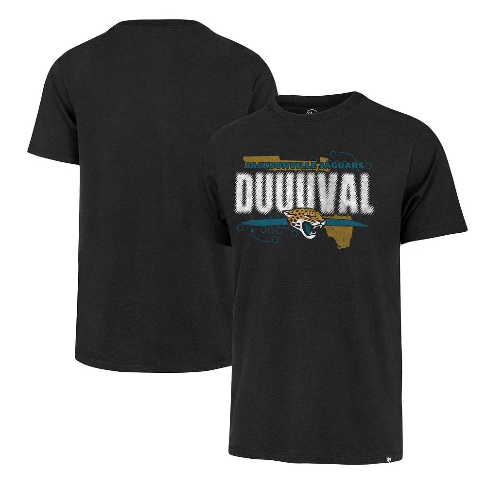 Men's '47 Black Jacksonville Jaguars Regional Franklin T-Shirt, Size: 2XL Product Image