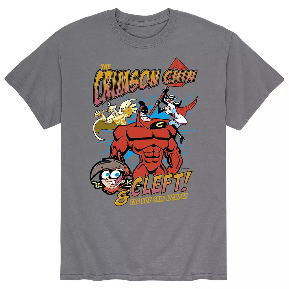 Men's Fairly Odd Parents Crimson Chin & Cleft Tee,  Product Image