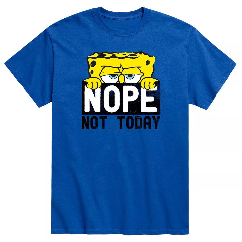 Men's SpongeBob Not Today Tee,  Product Image