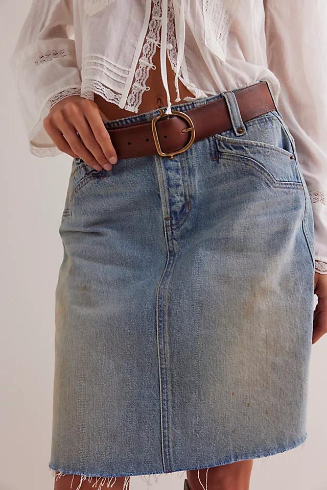 We The Free Suzy Denim Midi Skirt Product Image