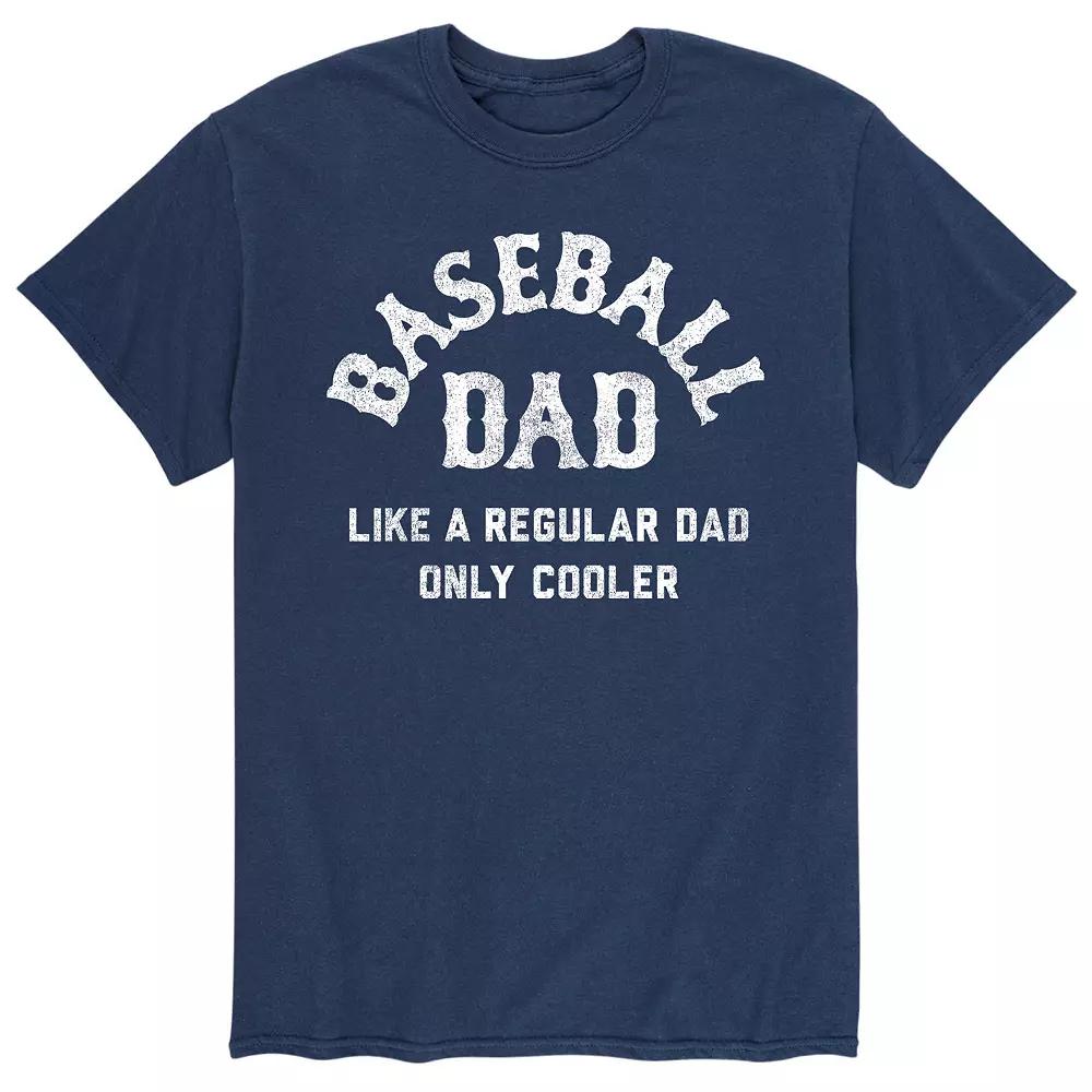 Men's Baseball Dad Like A Regular Dad Tee,  Product Image