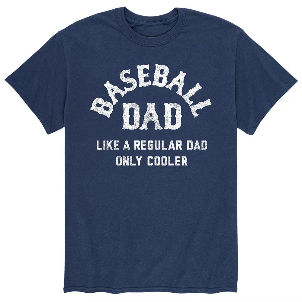 Men's Baseball Dad Like A Regular Dad Tee,  Product Image