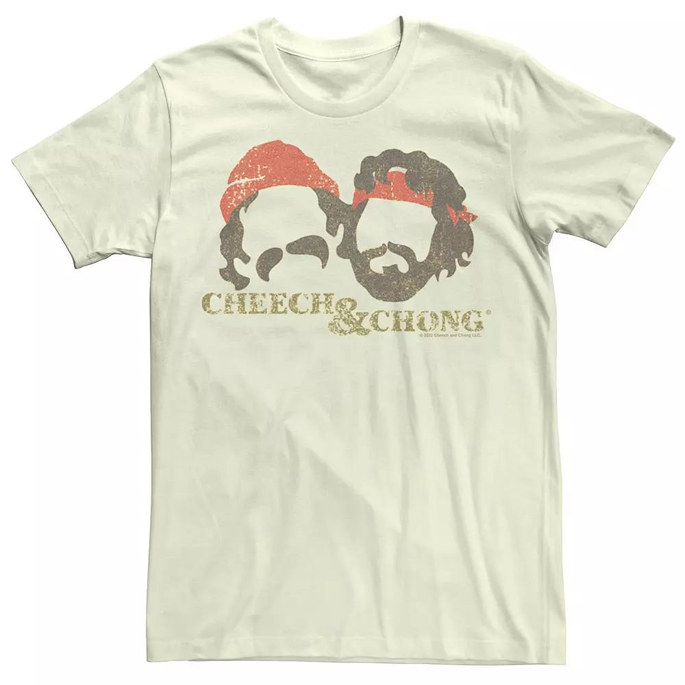 Men's Cheech And Chong Faces Silhouettes Tee,  Product Image