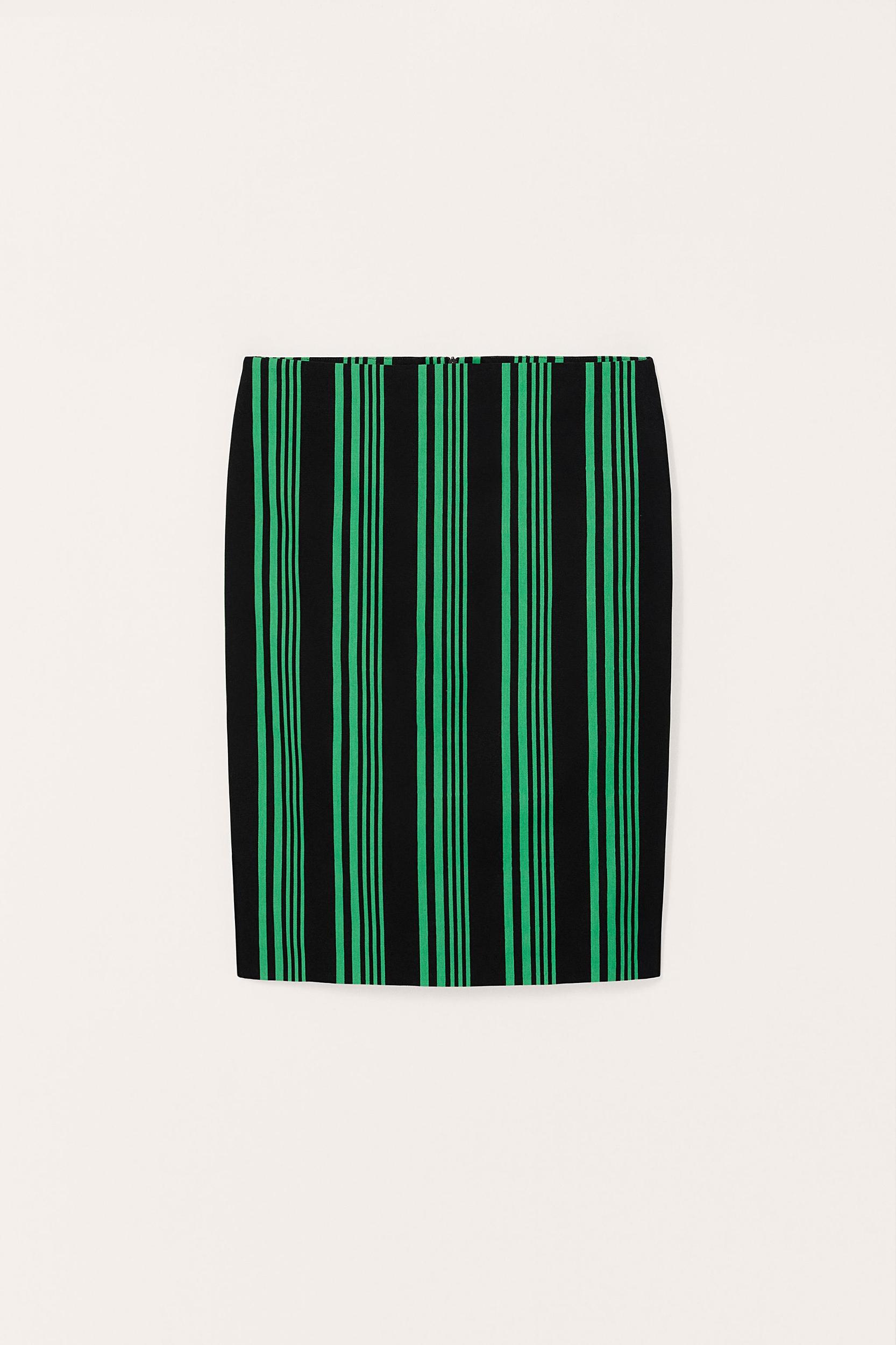 STRIPED STRAIGHT SKIRT LIMITED EDITION Product Image
