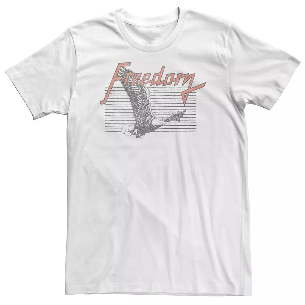 Big & Tall Americana Eagle Flying Freedom Music Tee, Men's,  Product Image