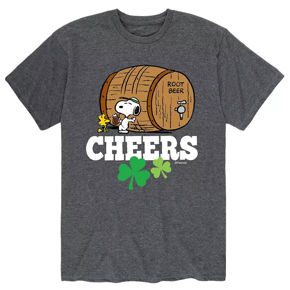 Men's Peanuts Snoopy St. Patrick's Day "Cheers" Root Beer Tee,  Product Image