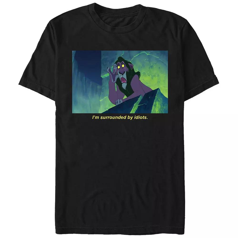 Men's The Lion King Scar I'm Surrounded By Idiots Graphic Tee,  Product Image