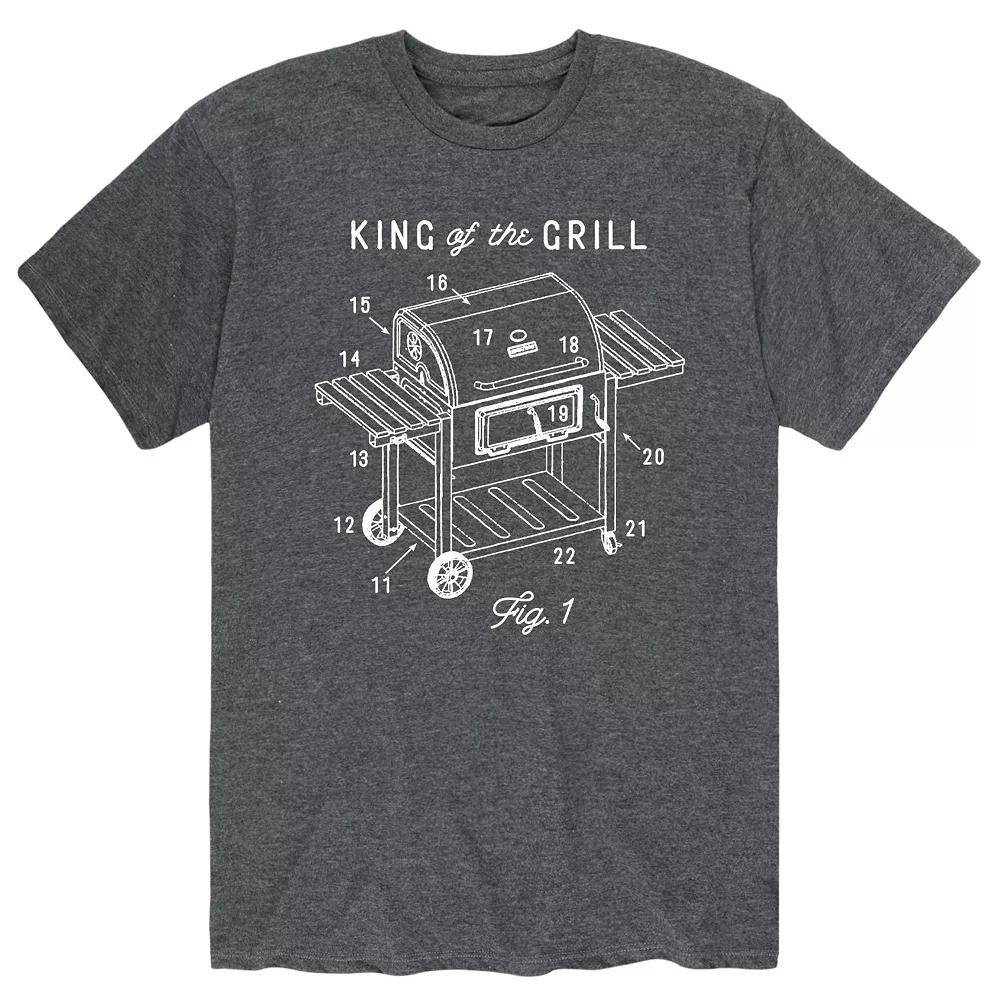 Men's King Of The Grill Diagram Tee,  Product Image