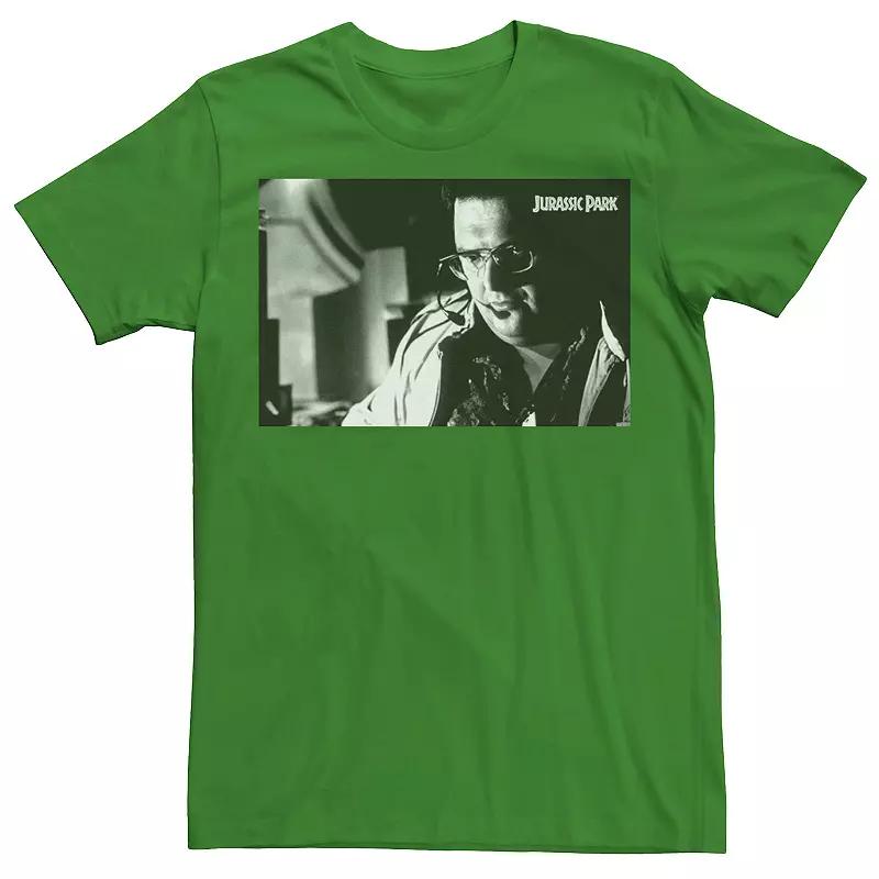 Men's Jurassic Park Dennis Nedry Computer Work Graphic Tee,  Product Image