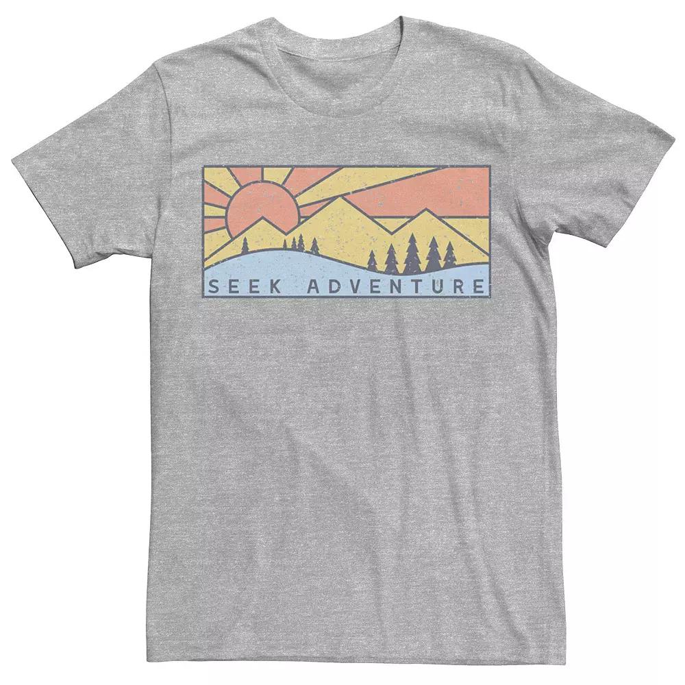 Men's Seek Adventure Graphic Sunset Mountain Scene Tee, Boy's,  Product Image