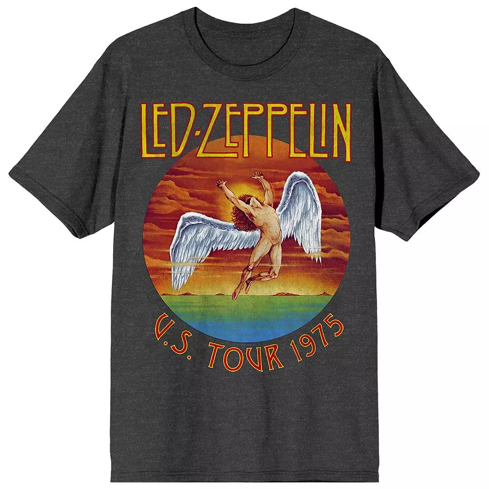 Men's Led Zeppelin 1975 U.S. Tour Icarus Graphic Tee,  Product Image