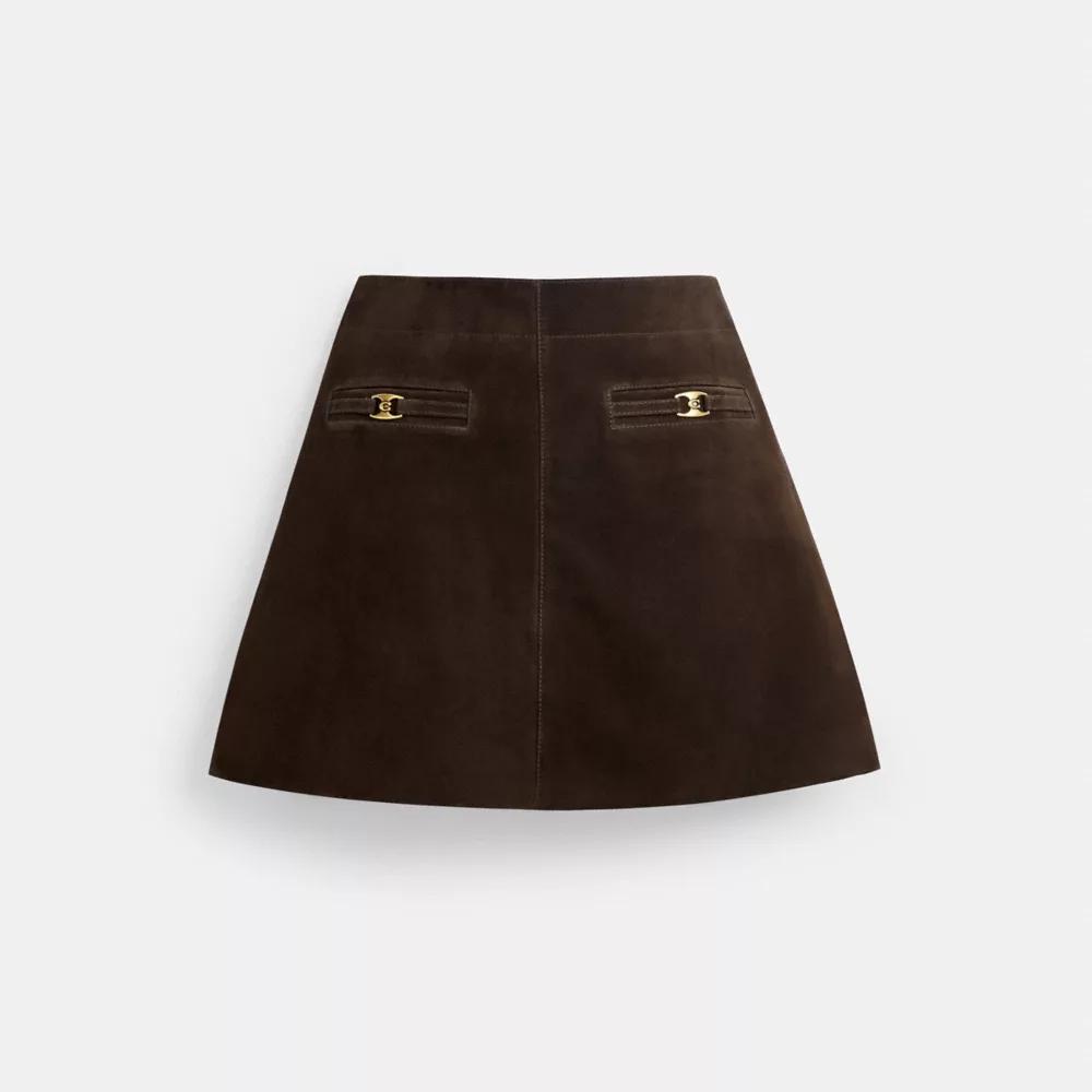 Heritage C Suede Mini Skirt Product Image