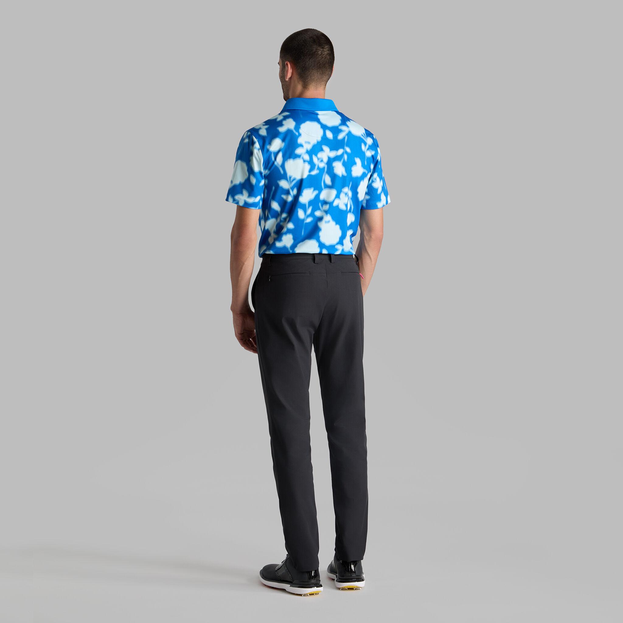BLUR FLORAL TECH JERSEY POLO Product Image