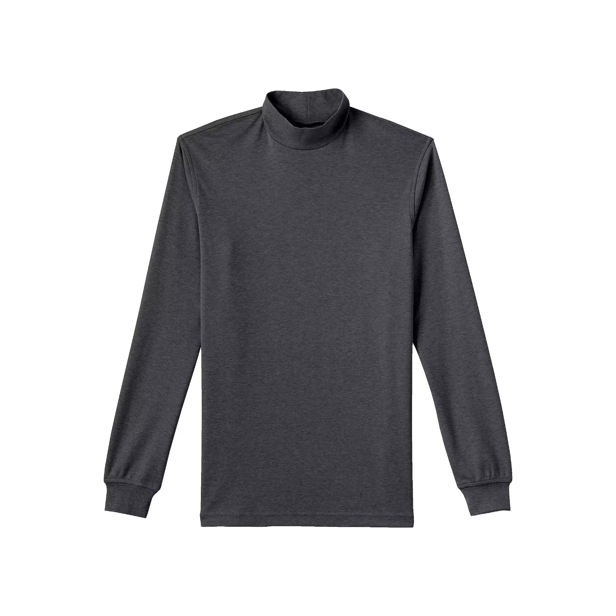 Lands' End Men's Super Soft Supima Mock Turtleneck,  Product Image