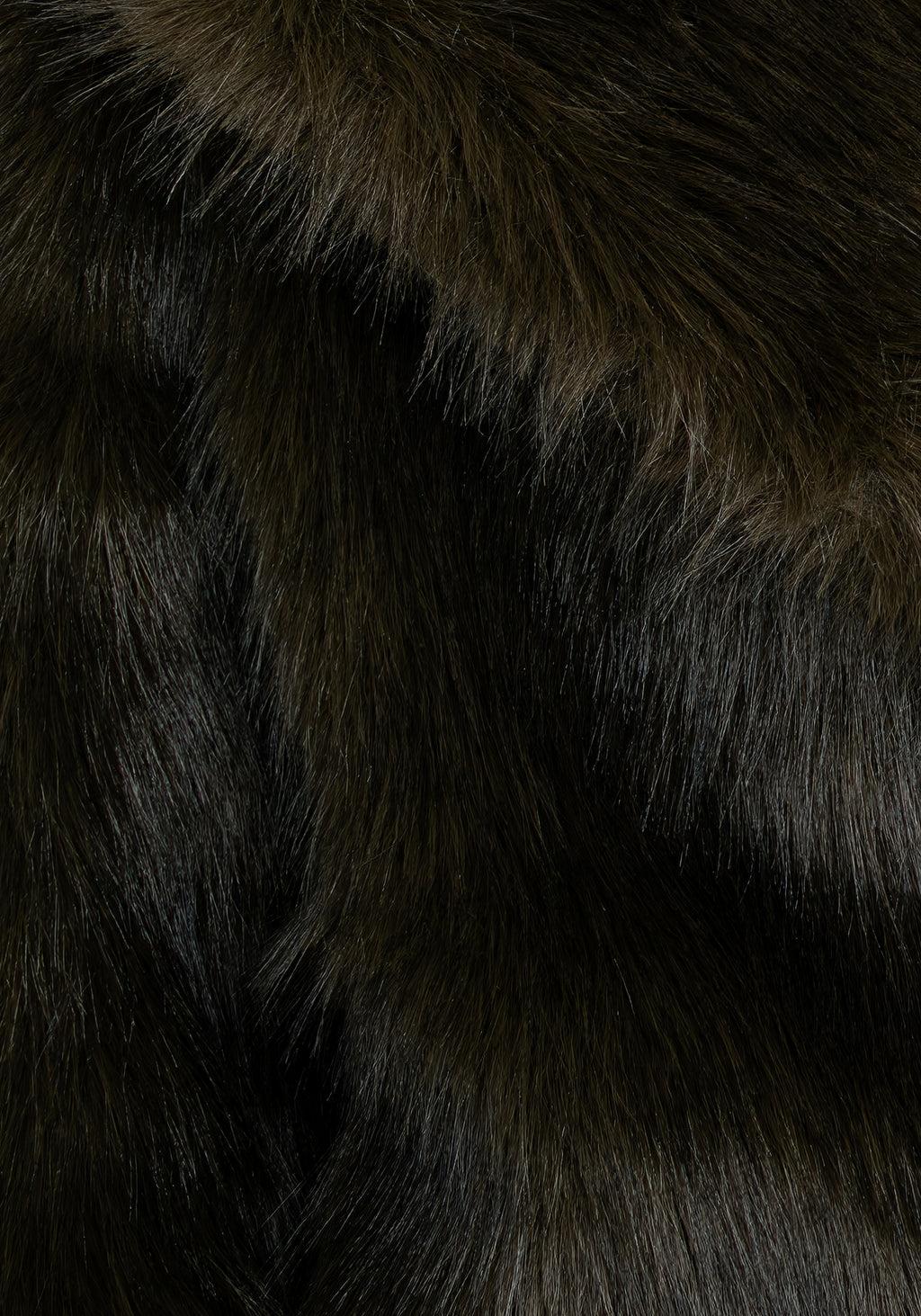 Monstrum Cropped Faux Fur Jacket Product Image