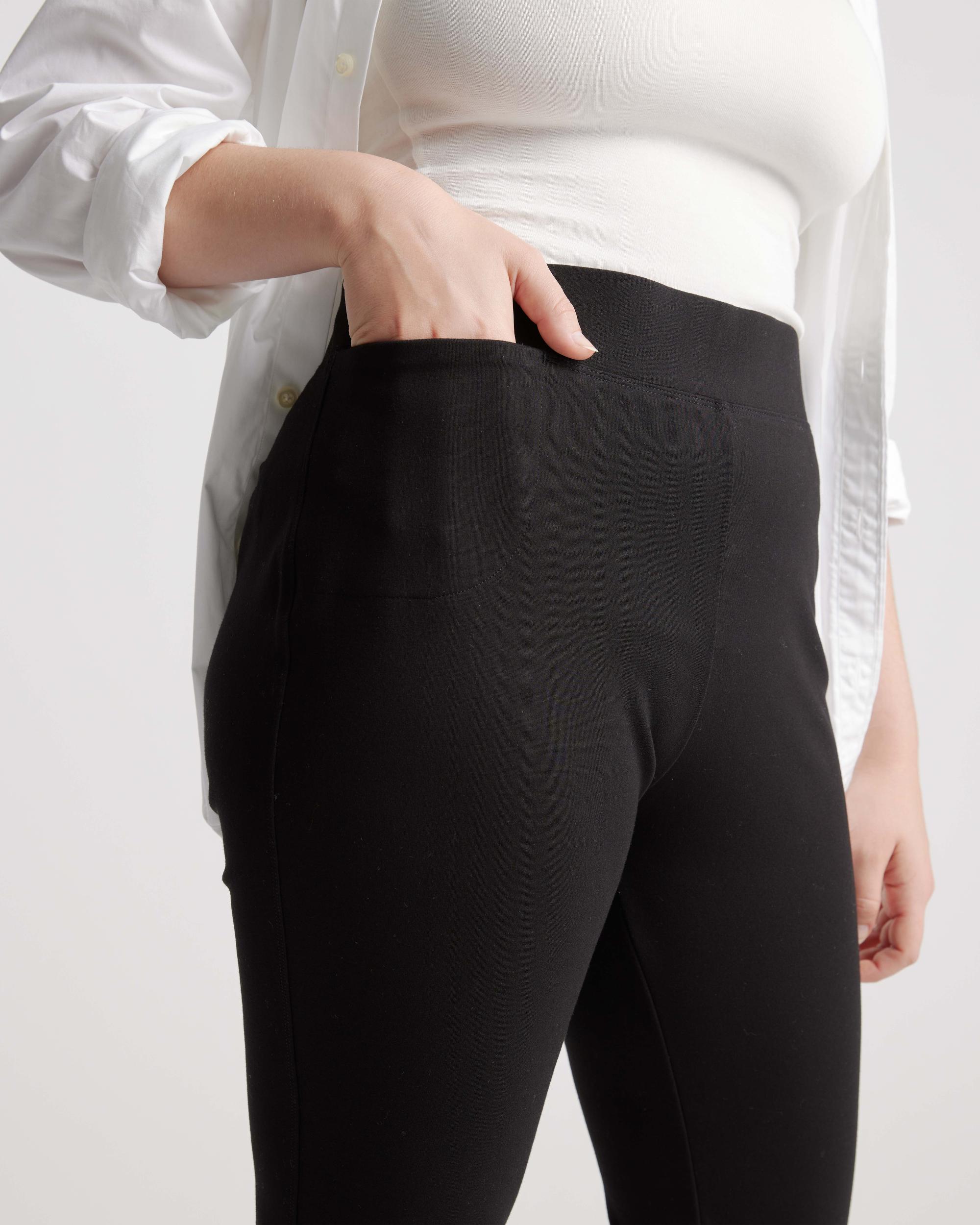 Quince | Women's Ultra-Stretch Ponte Kick Flare Pants Size XL, Rayon Product Image