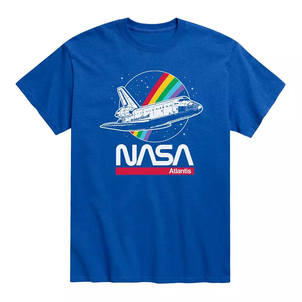Big & Tall NASA Atlantis Rainbow Tee, Men's,  Product Image