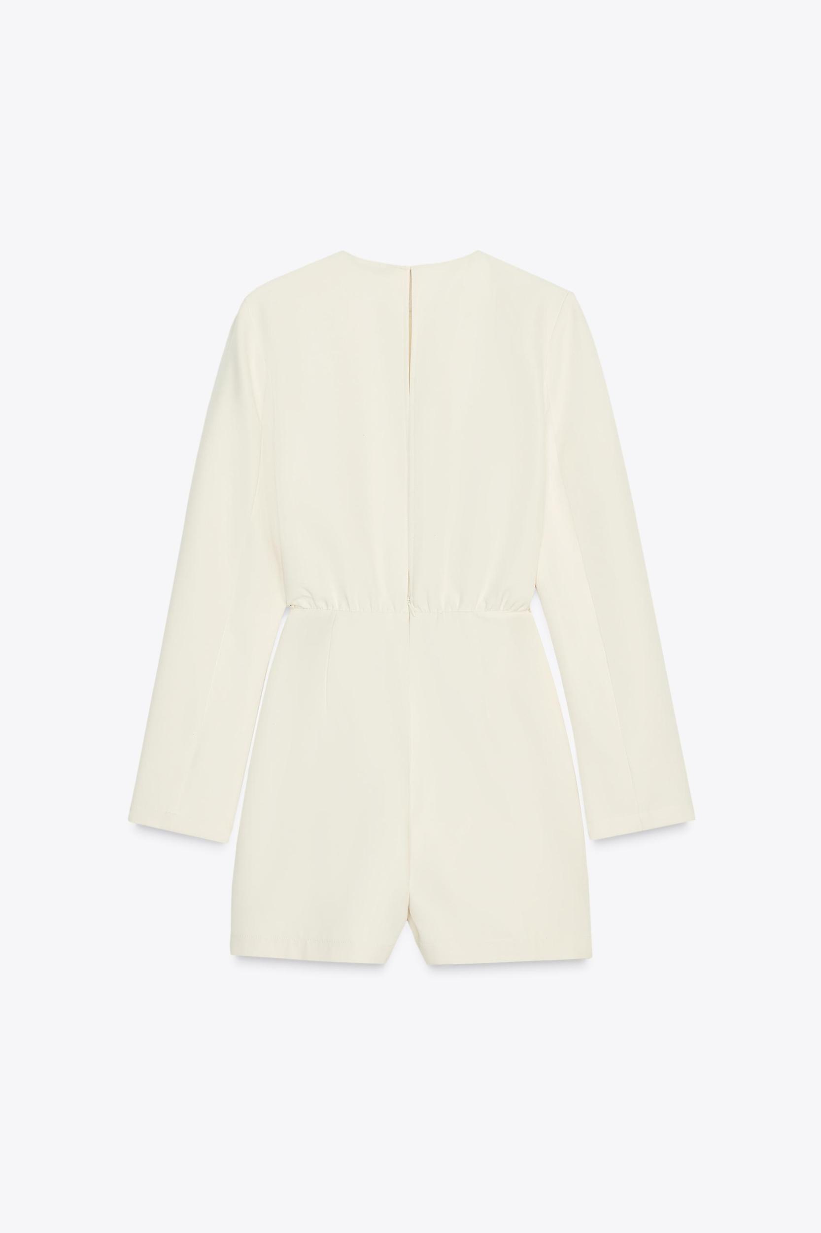 GOLD CHAIN CREPE JUMPSUIT Product Image