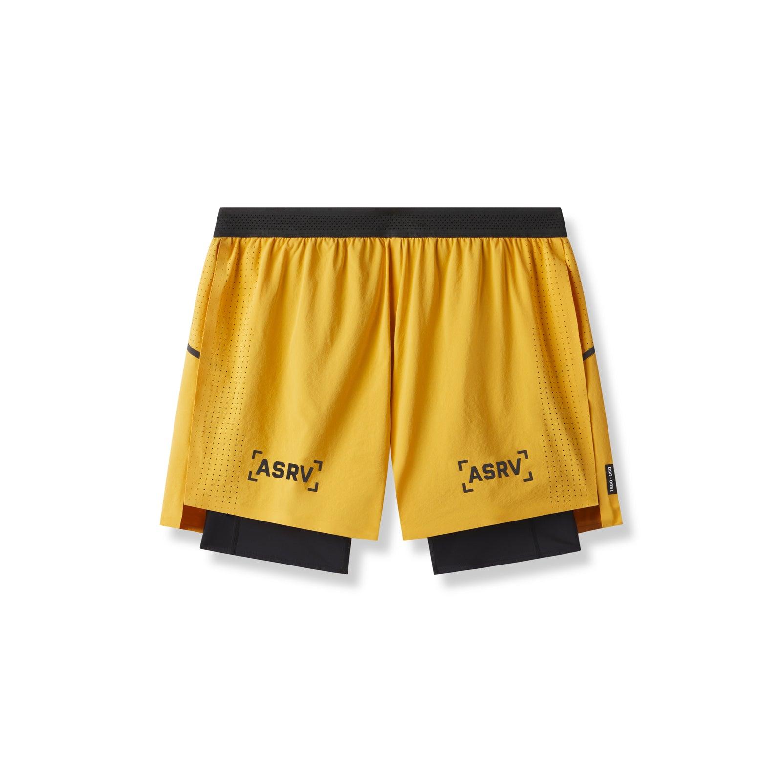 0951. Aerotex™ 4" High Split Liner Short - Amber Male Product Image