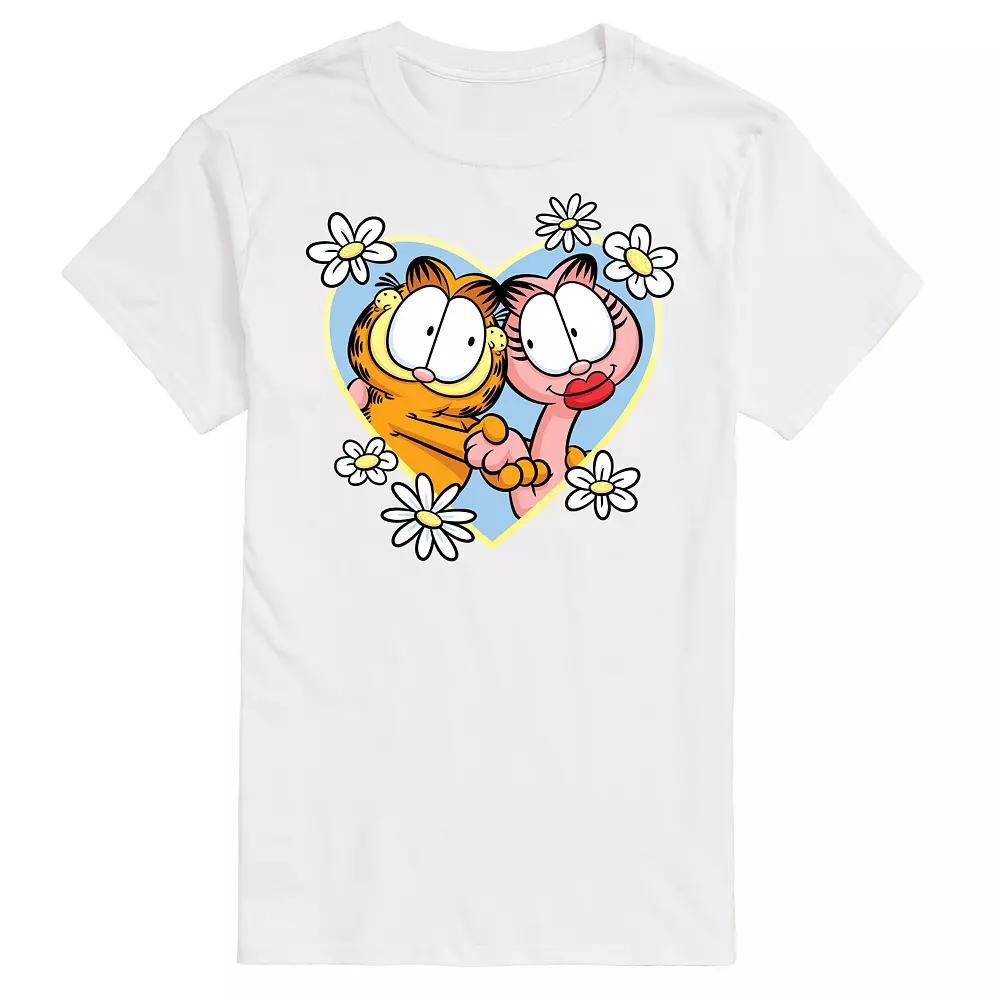 Men's Garfield Heart Graphic Tee,  Product Image