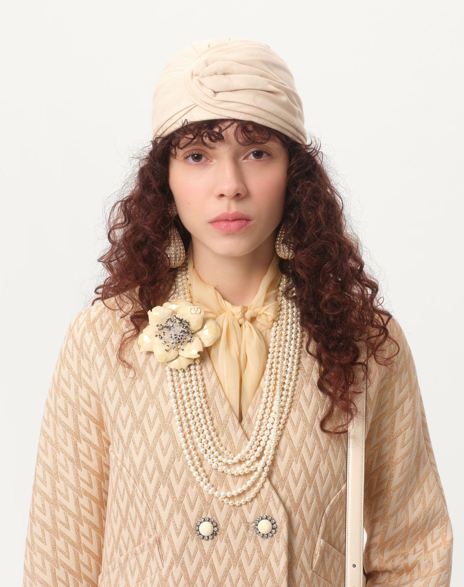 Lurex Jacquard Toute La V Coat  Product Image