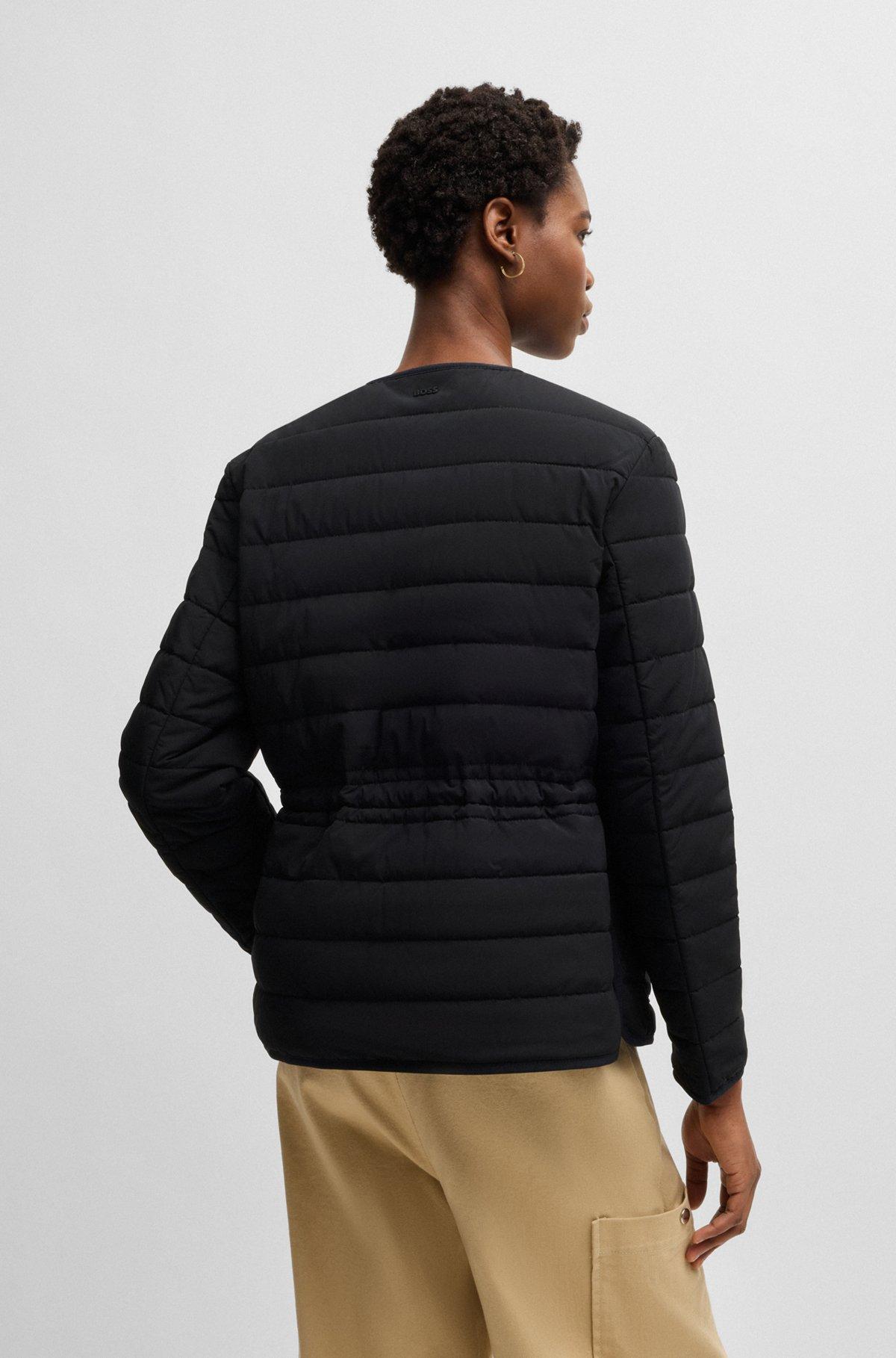 Water-repellent padded jacket with drawcord waist Product Image
