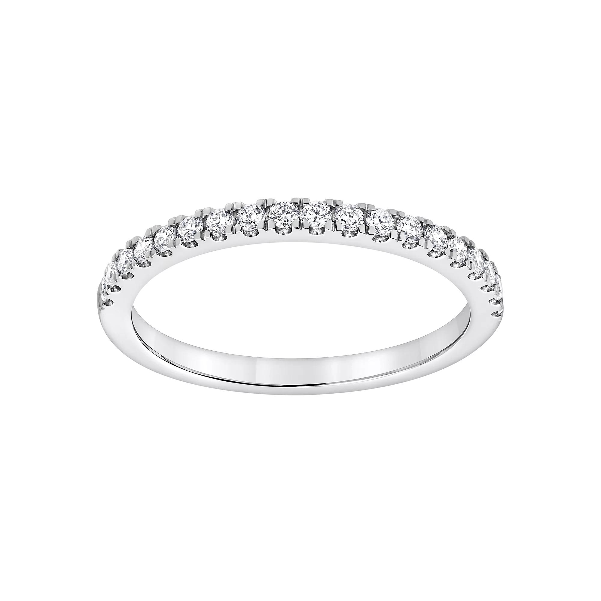 Diamond Brilliance 14k White Gold 1/4 Carat T.W. Lab-Grown Diamond Wedding Band, Women's,  Product Image