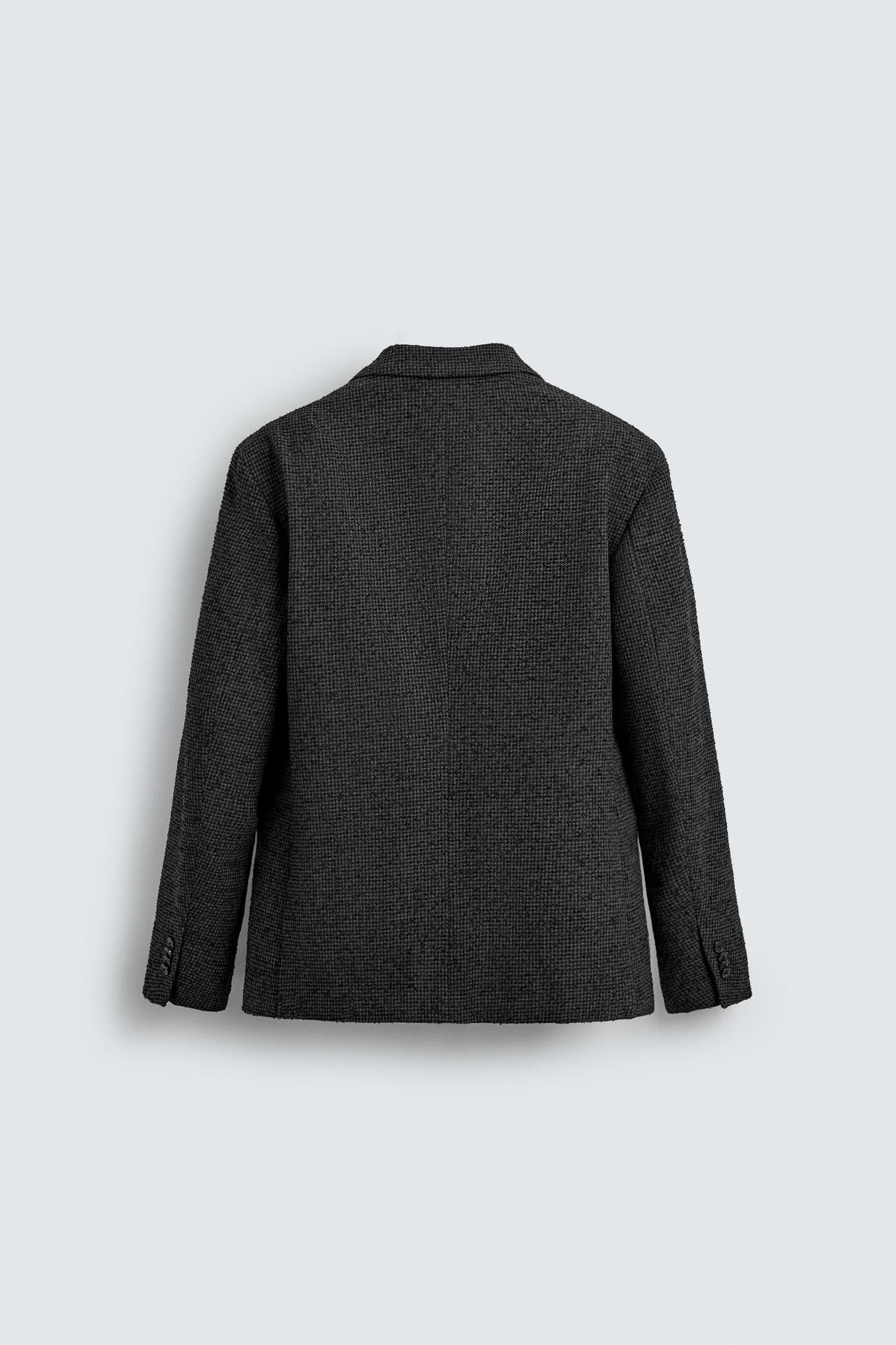 BOUCLÉ HOUNDSTOOTH BLAZER Product Image