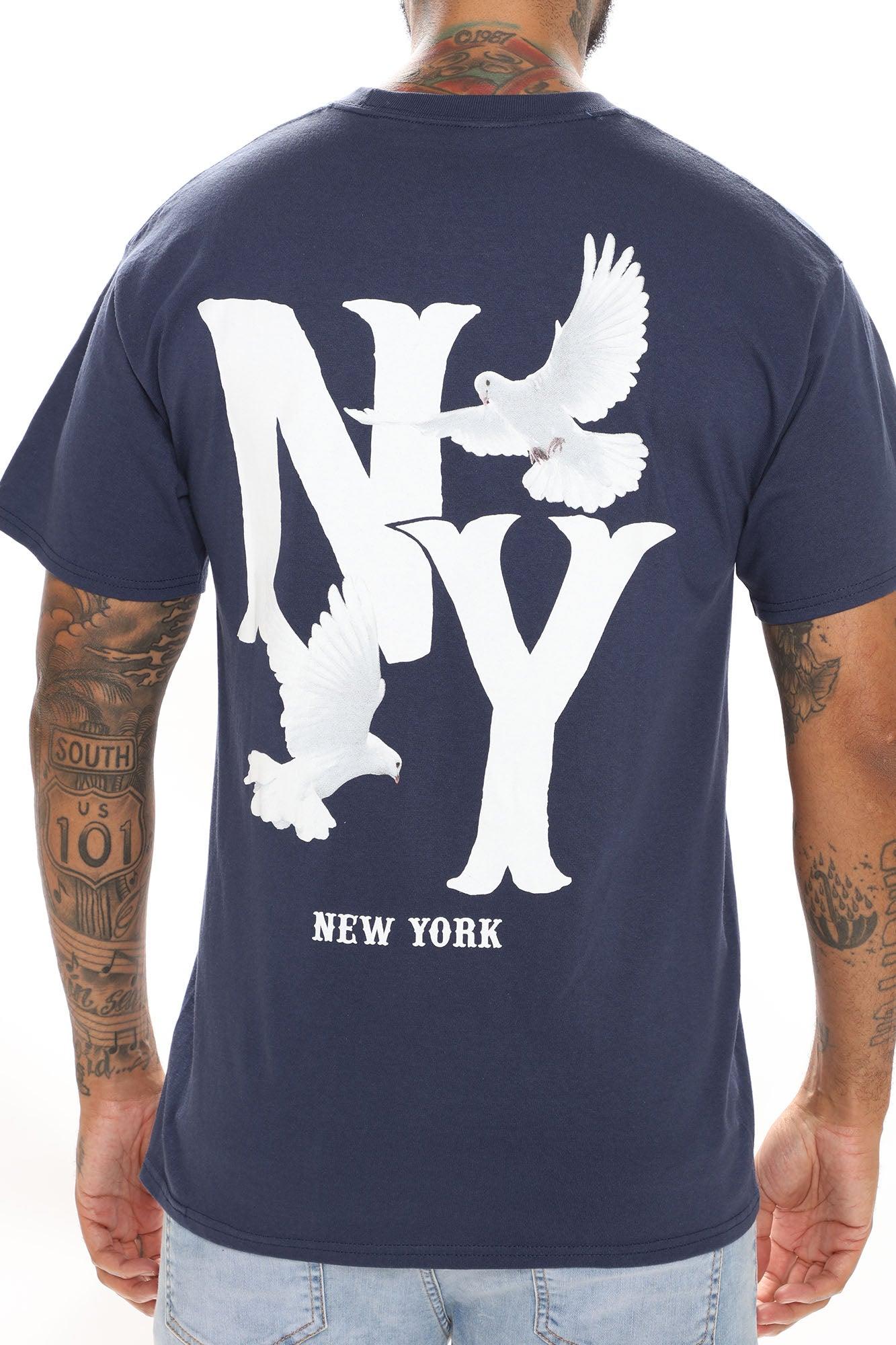 Flyin In The East Short Sleeve Tee - Navy Product Image