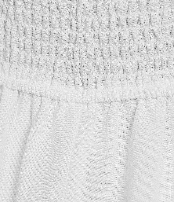 Blu Pepper Flutter Sleeve Smocked V-Neck Midi Dress Product Image