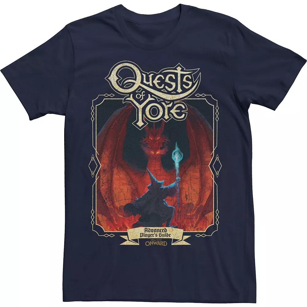 Disney / Pixar's Onward Men's Quests Of Yore Advanced Player's Guide Tee,  Product Image