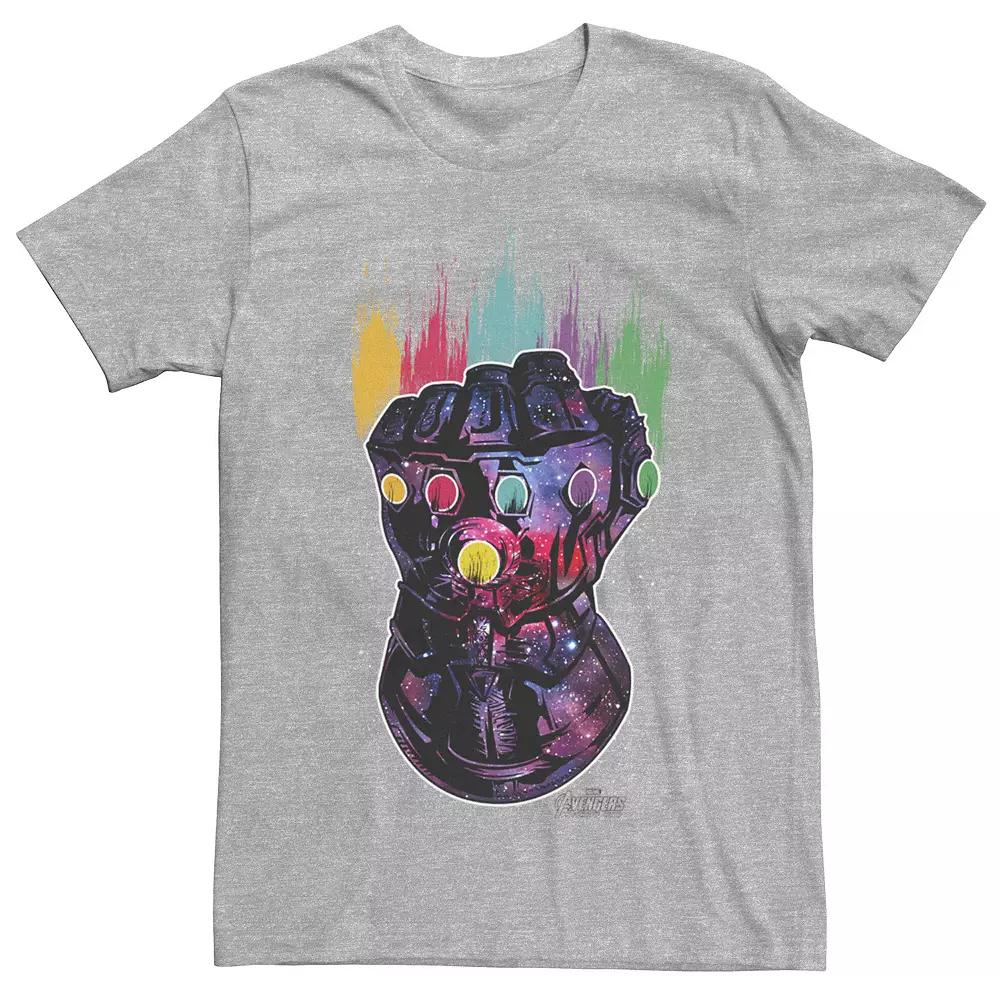 Men's Marvel Infinity War Galaxy Paint Gauntlet Graphic Tee,  Product Image